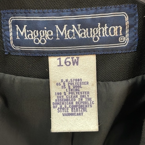 ❤️ MAGGIE MCNAUGHTON Jacket Size 16W - Picture 4 of 4